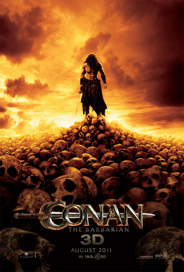 conan the barbarian 2011 movie poster. So what does the movie poster